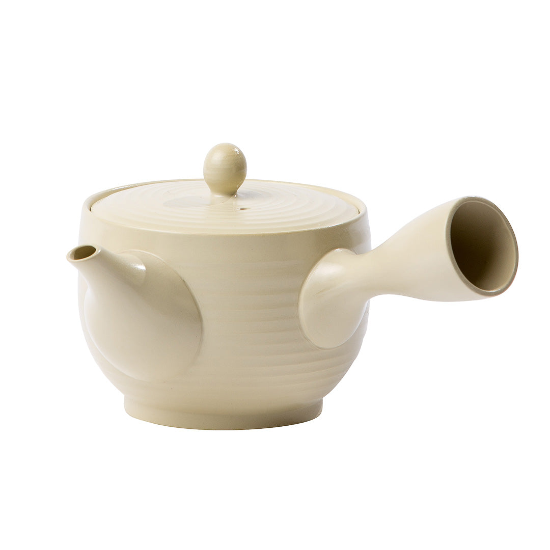 Kyusu Teapot Premium (Tokoname) - White